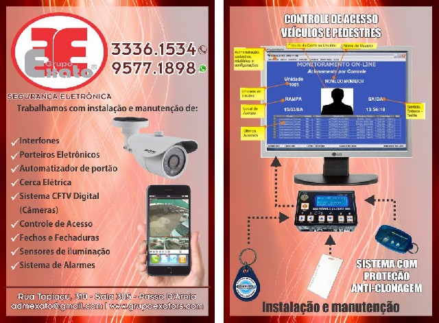 porteiros eletrônicos e interfones